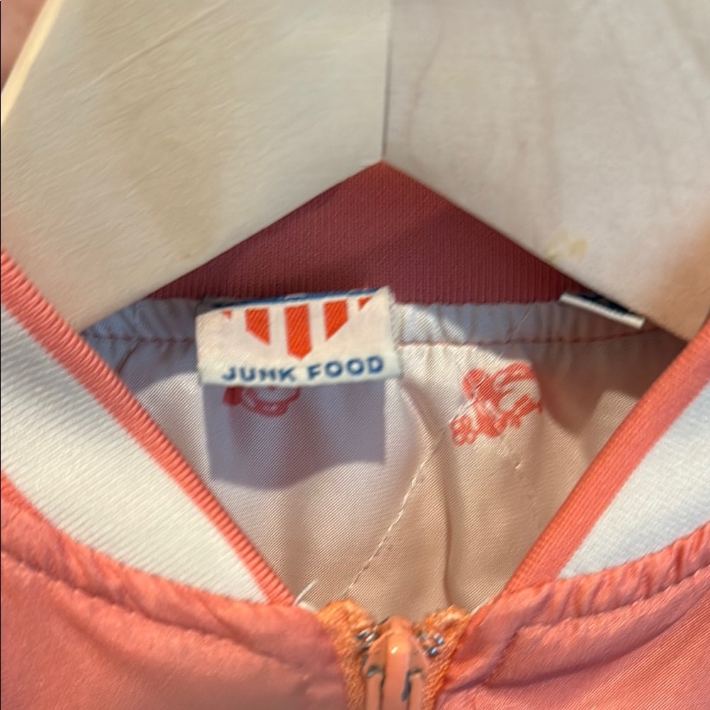 Limited Edition Junk Food Coral Mickey & Minnie Jacket - Picture 2 of 5